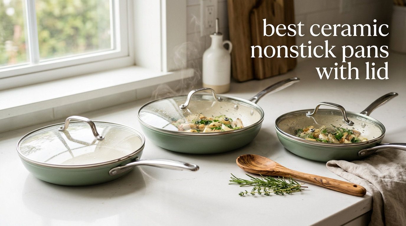 best ceramic nonstick pans with lid