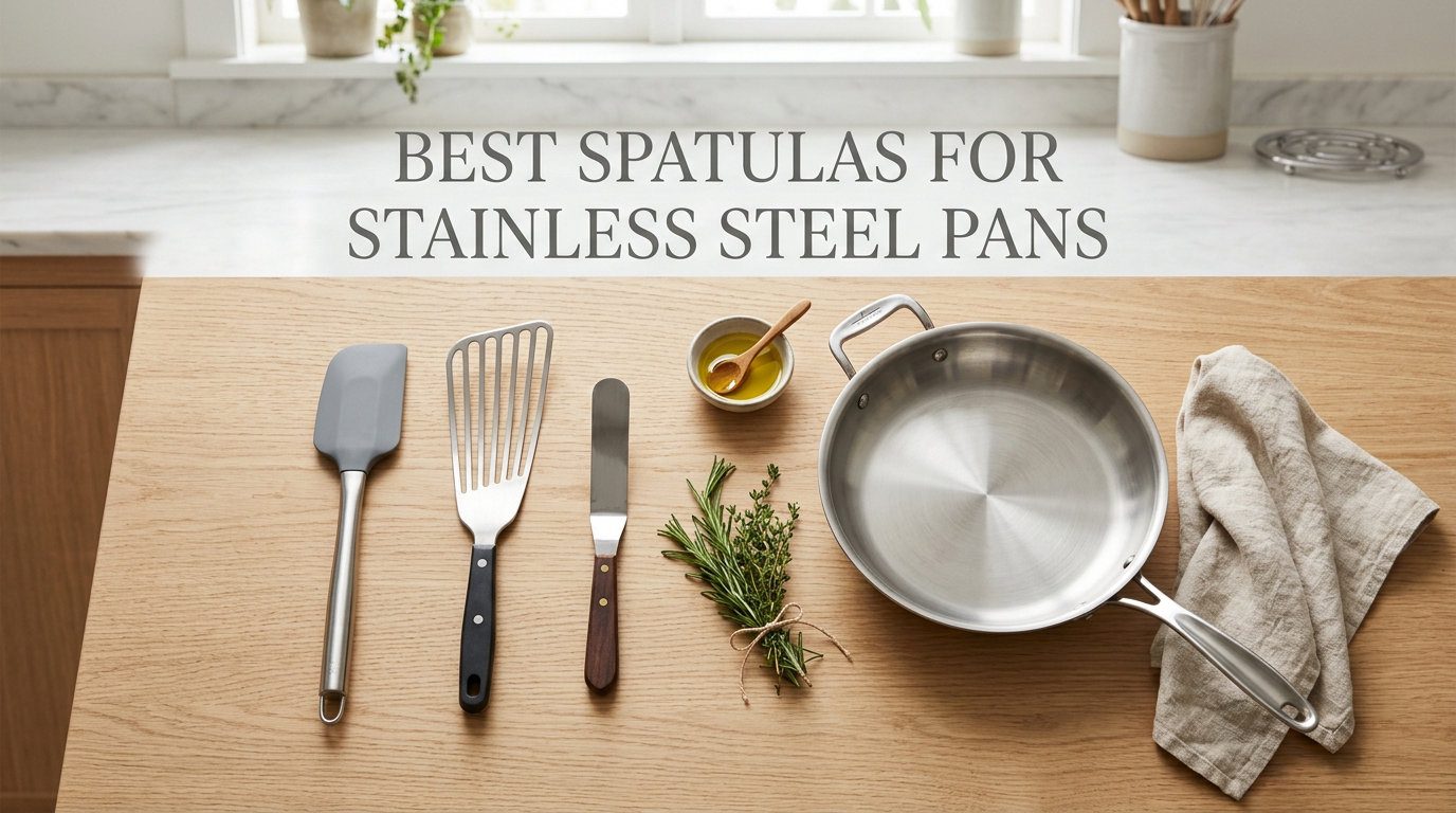 best spatulas for stainless steel pans