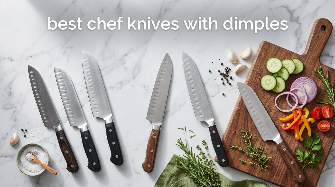 best chef knives with dimples