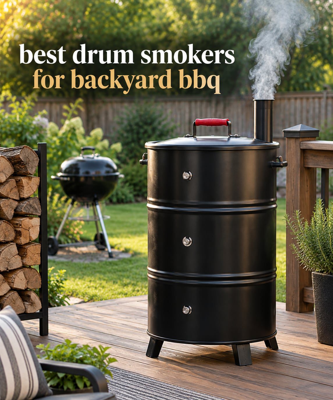 best drum smokers for backyard bbq