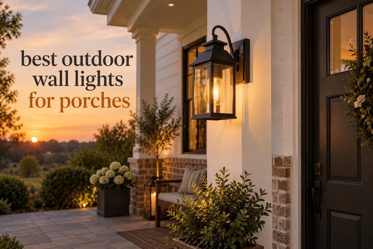 best outdoor wall lights for porches