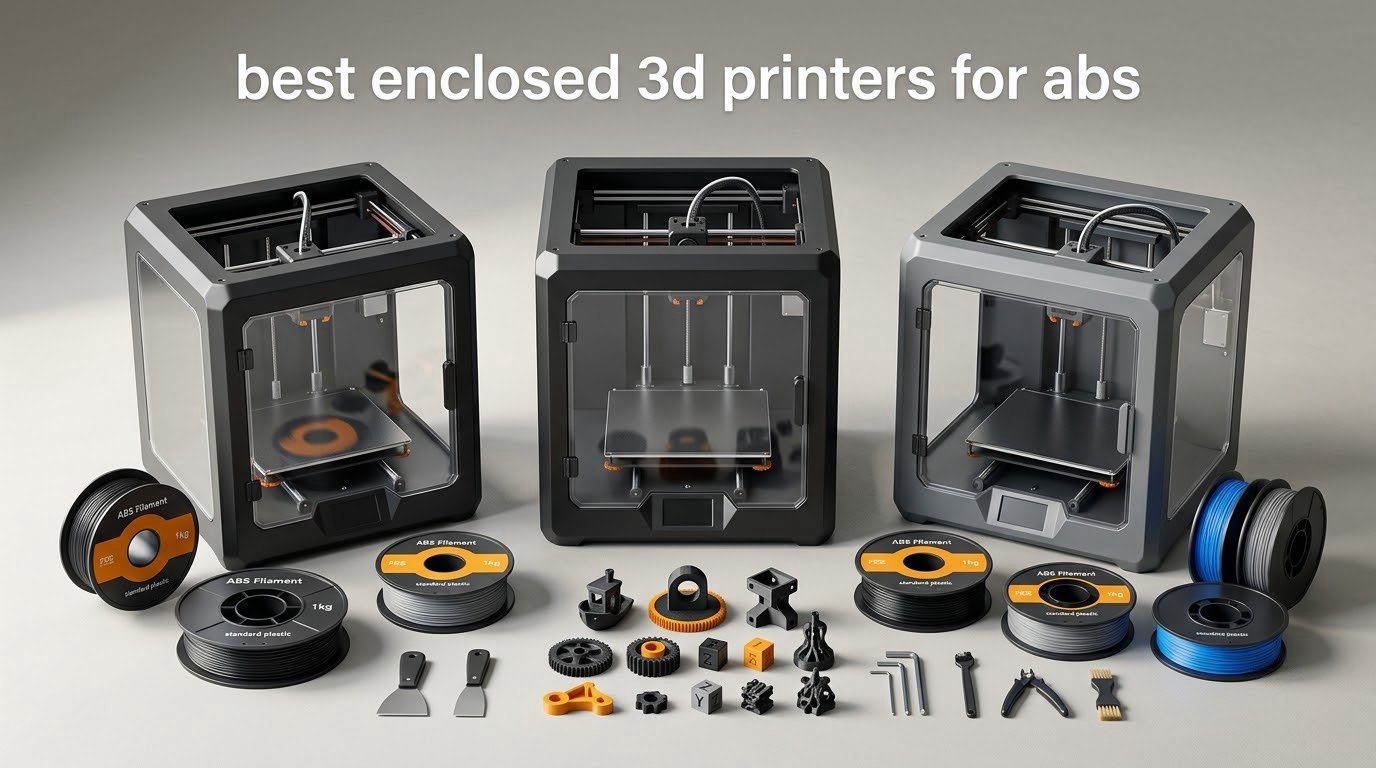 best enclosed 3d printers for abs