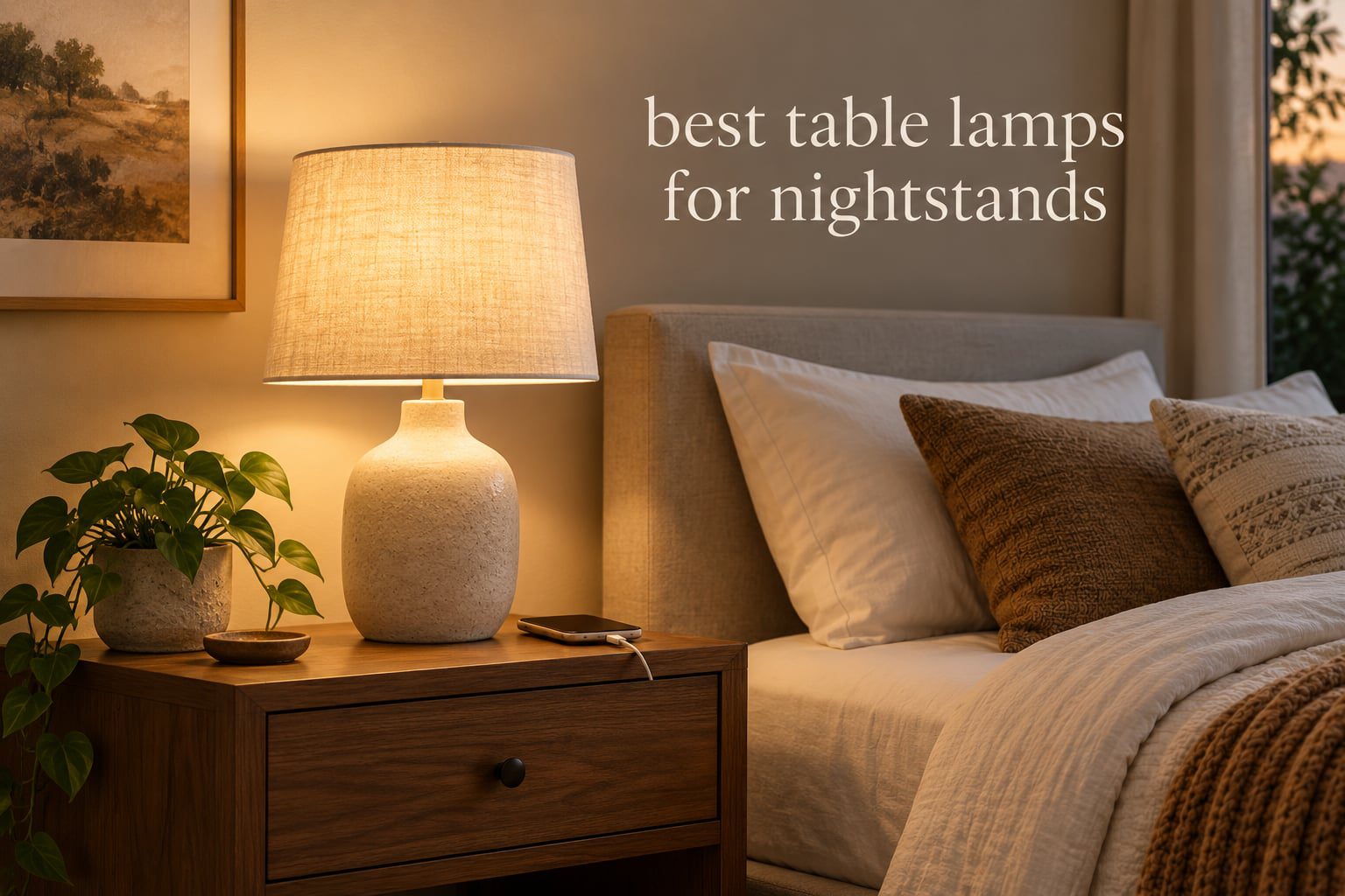 best table lamps for nightstands