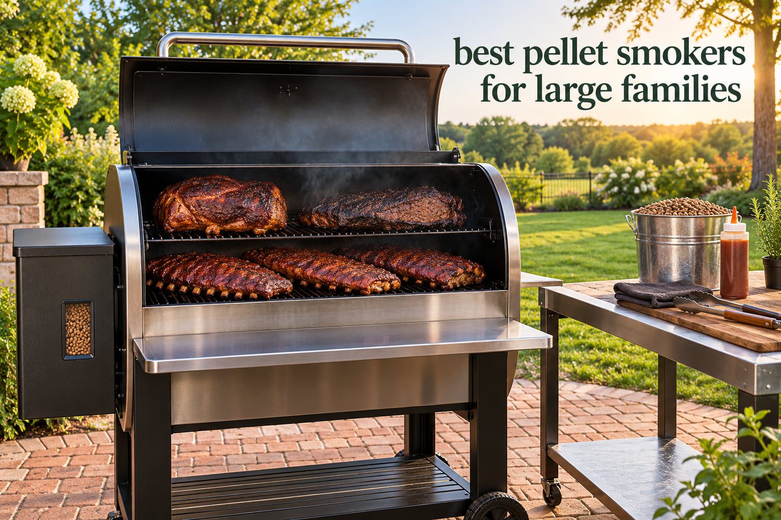best pellet smokers for large families