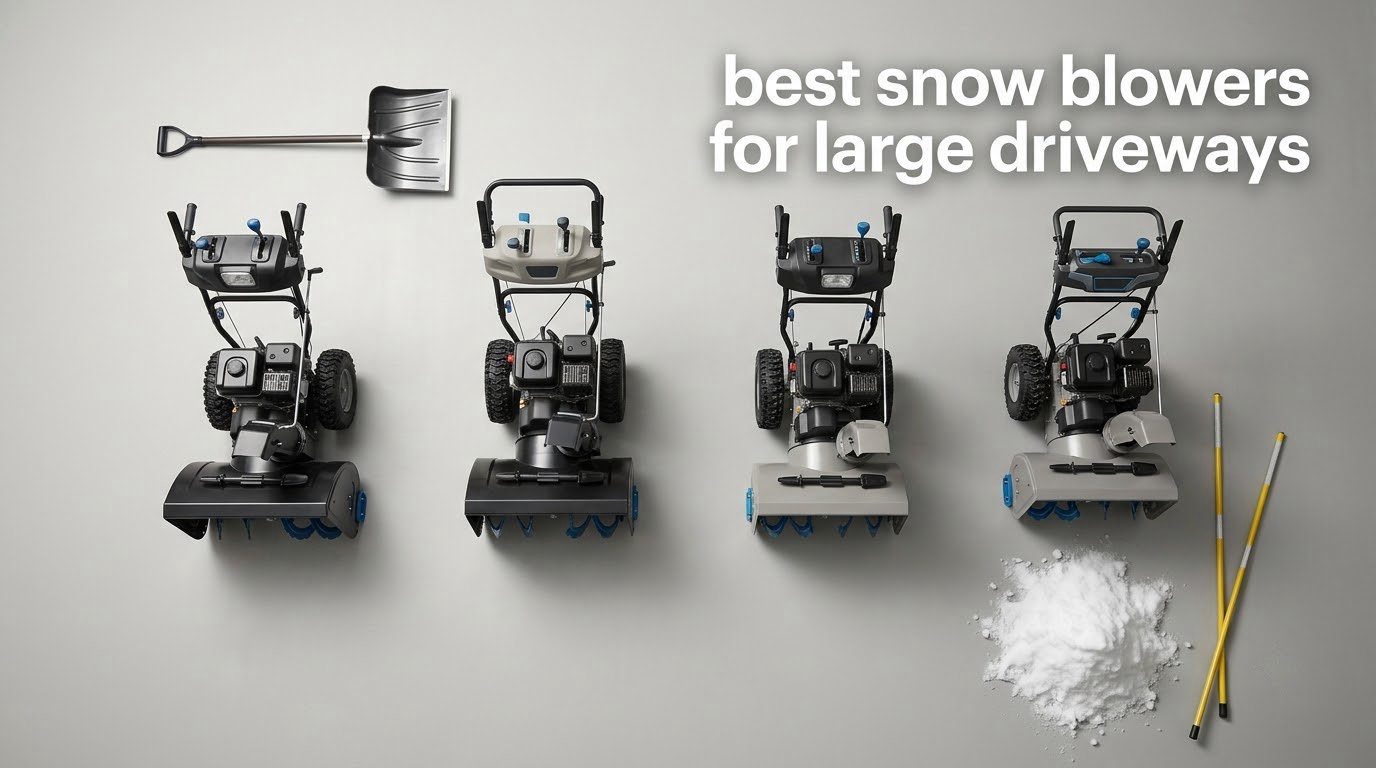 best snow blowers for large driveways