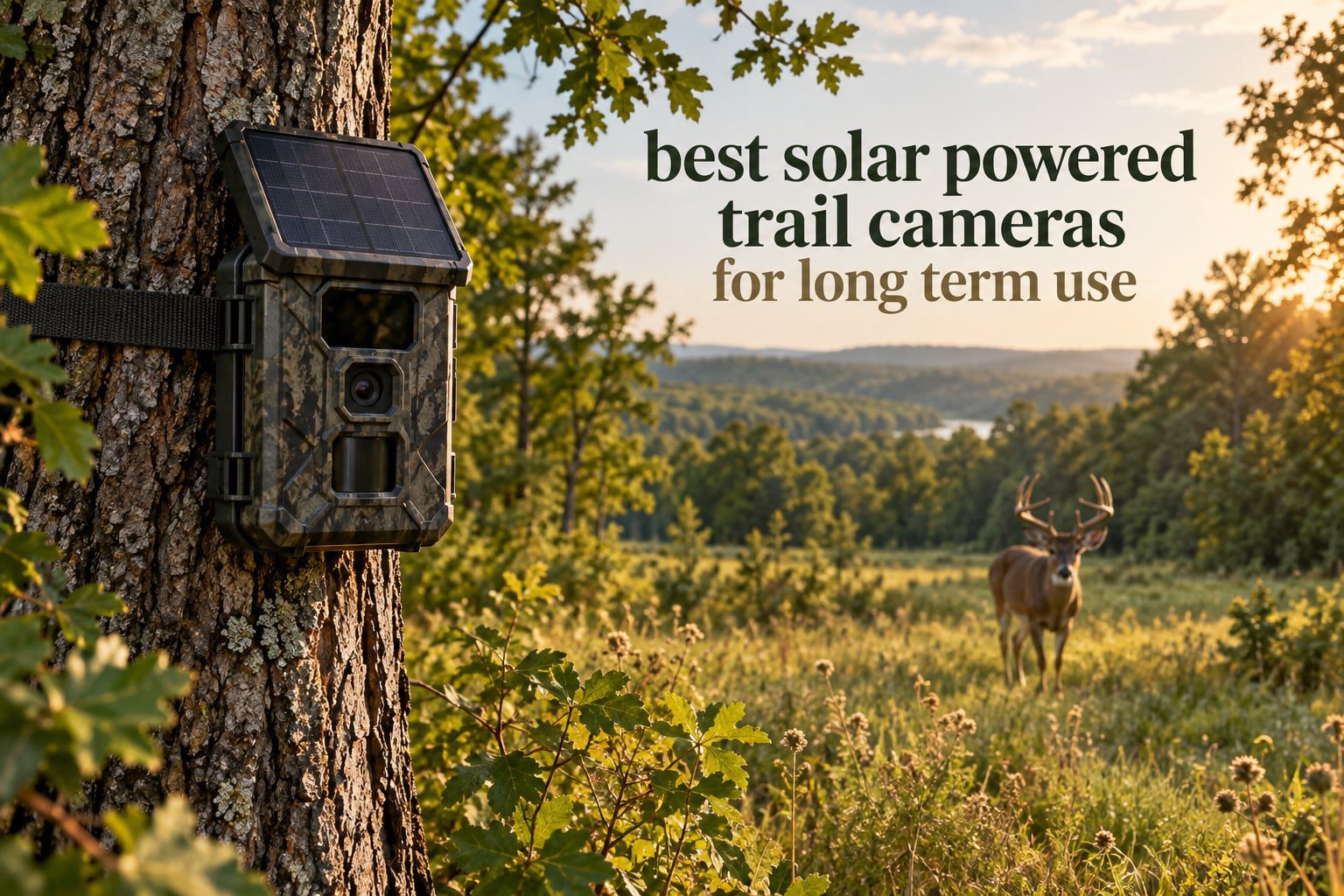 best solar powered trail cameras for long term use