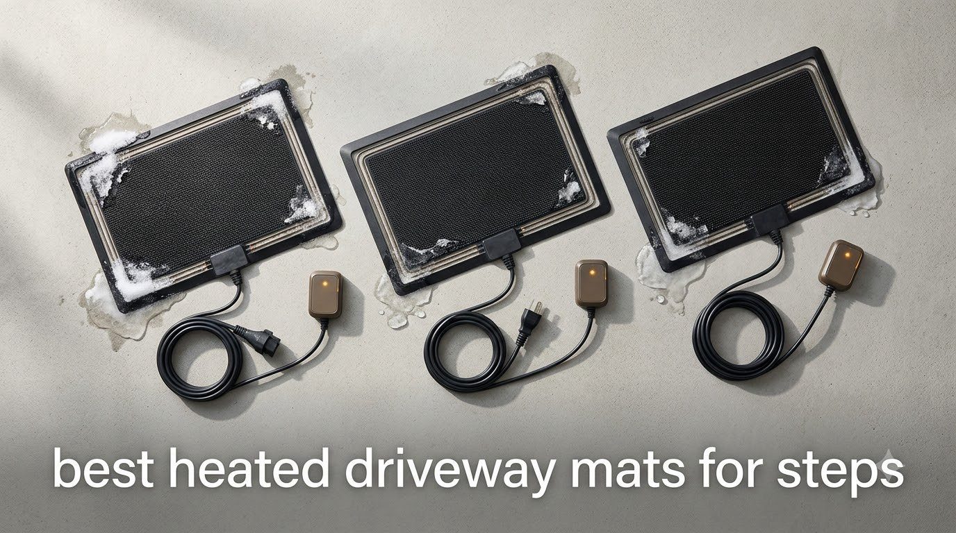 best heated driveway mats for steps