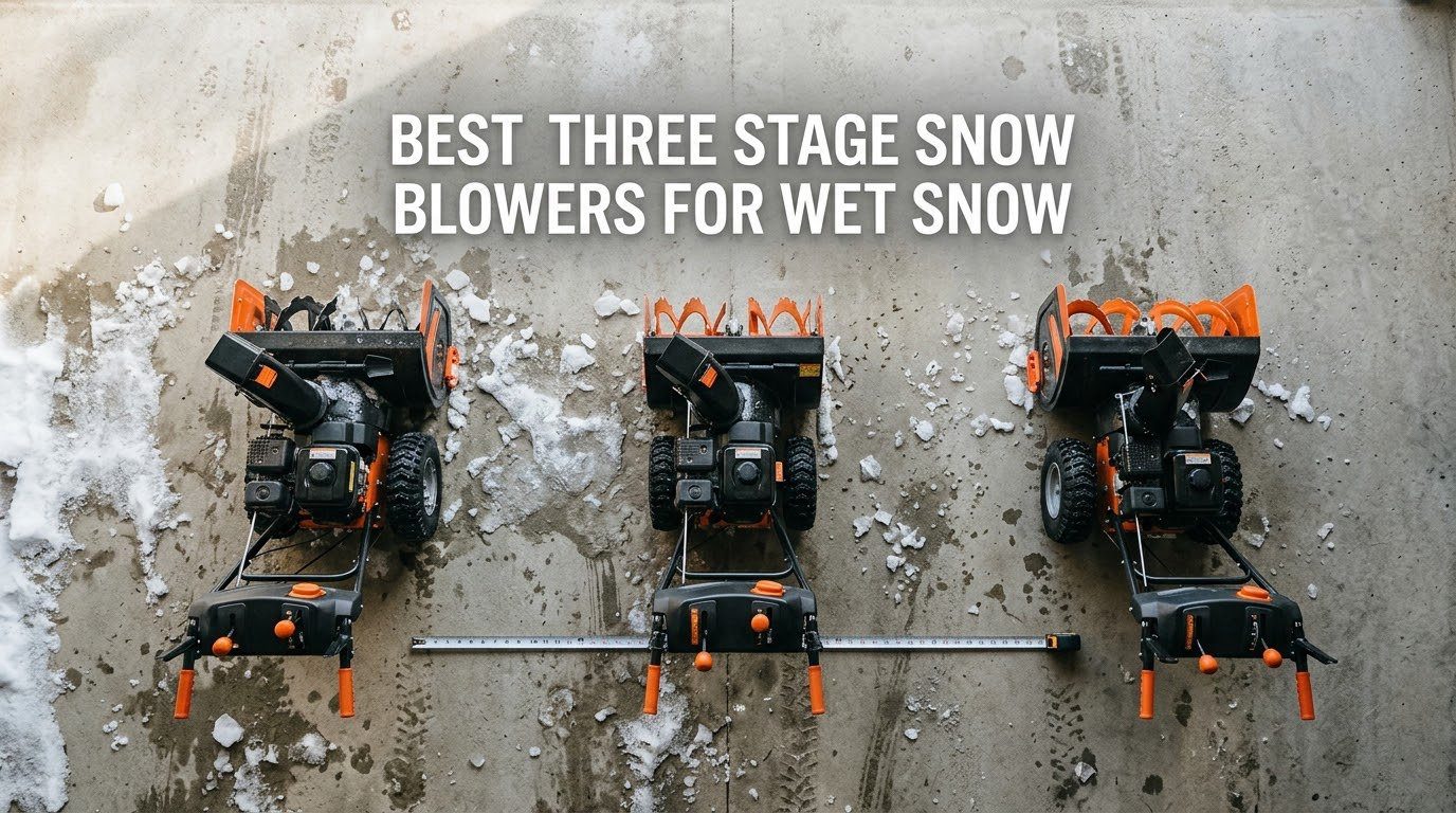 best three stage snow blowers for wet snow