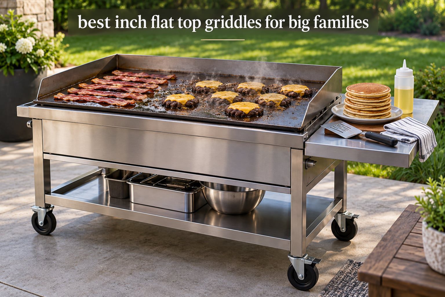 best 36 inch flat top griddles for big families