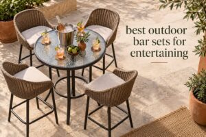 best outdoor bar sets for entertaining