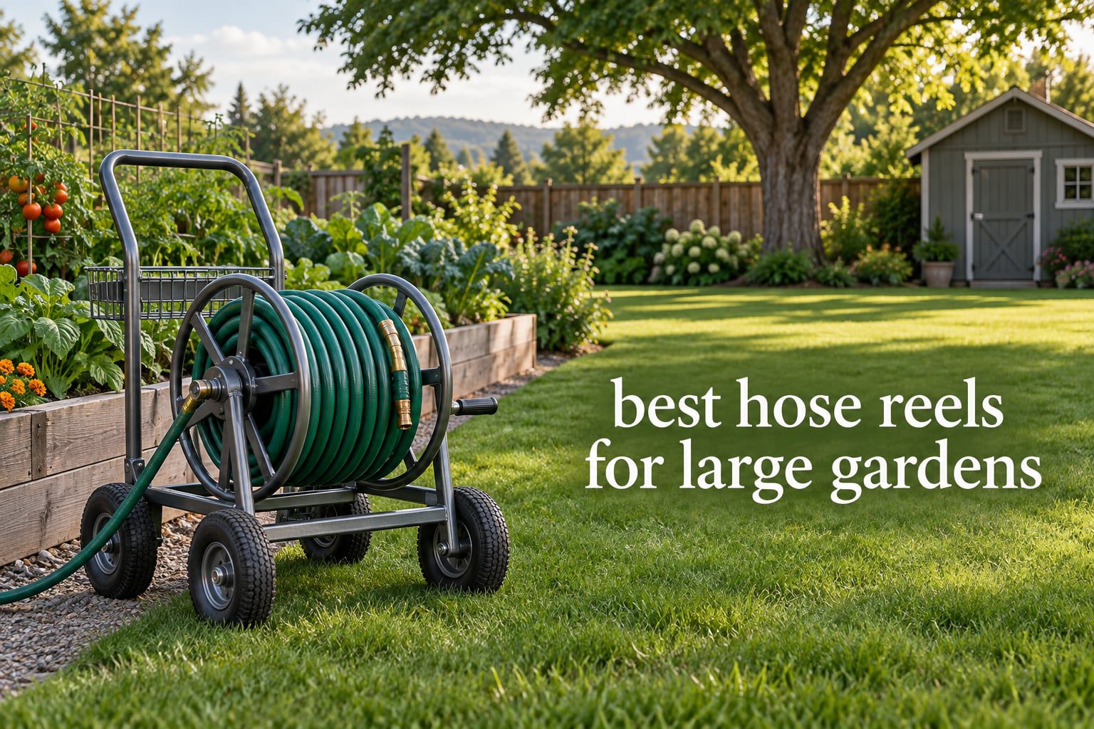 best hose reels for large gardens