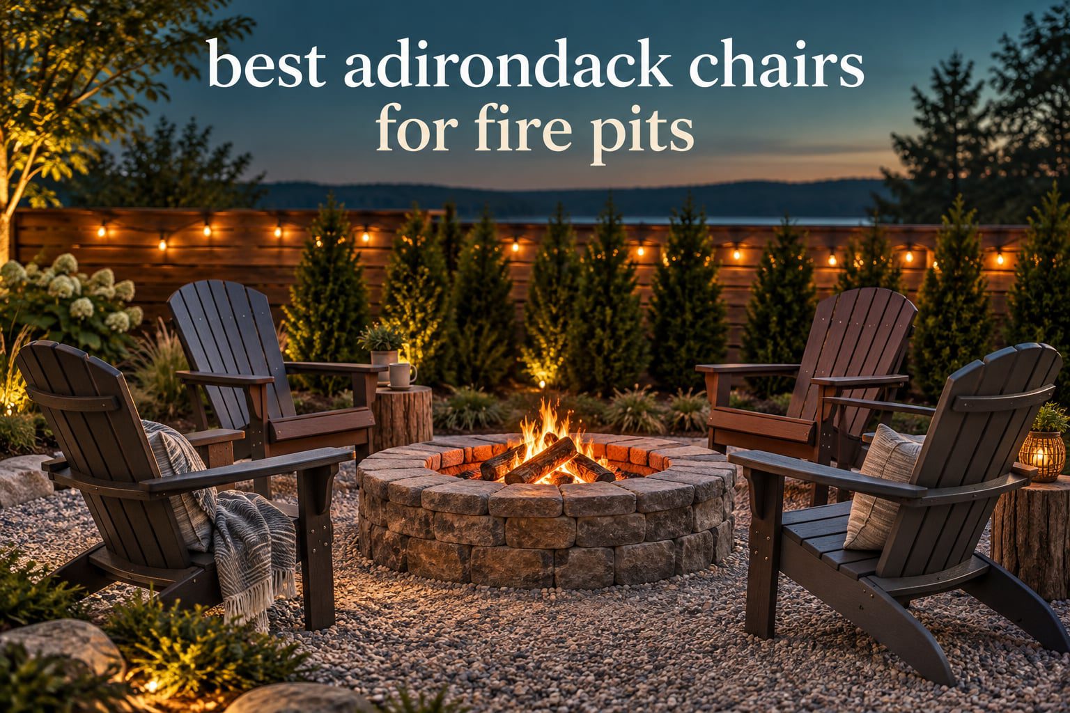 best adirondack chairs for fire pits