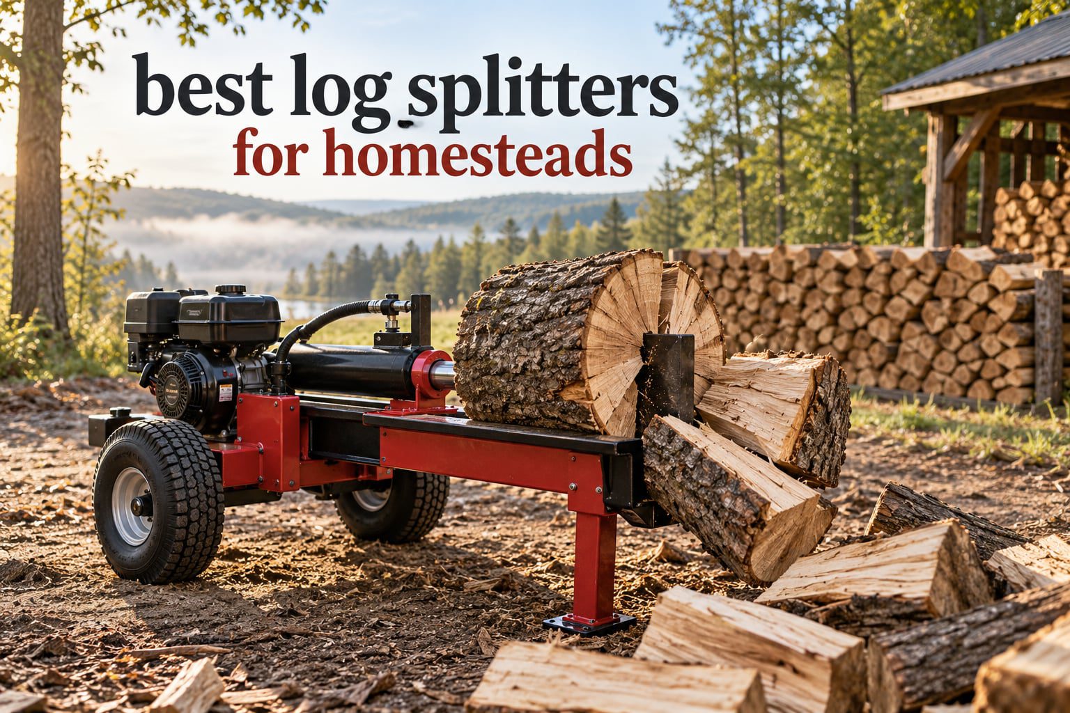 best log splitters for homesteads