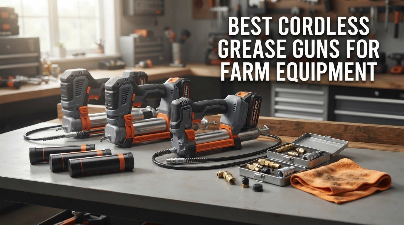 best cordless grease guns for farm equipment