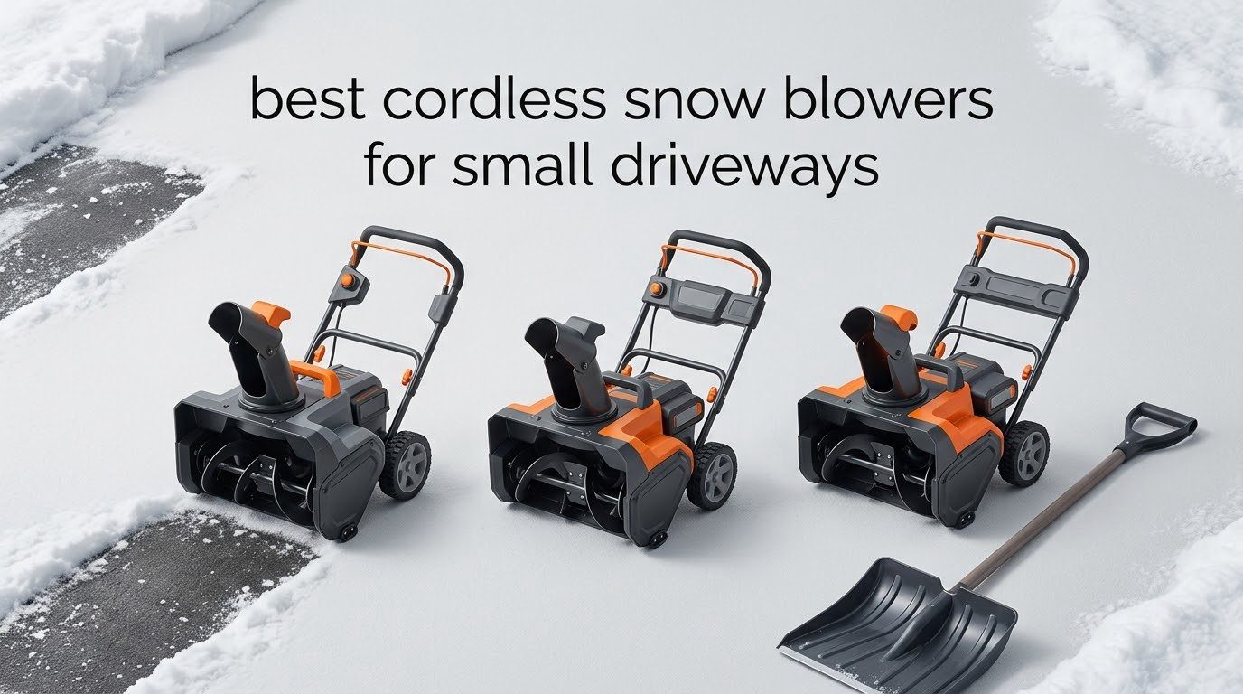 best cordless snow blowers for small driveways