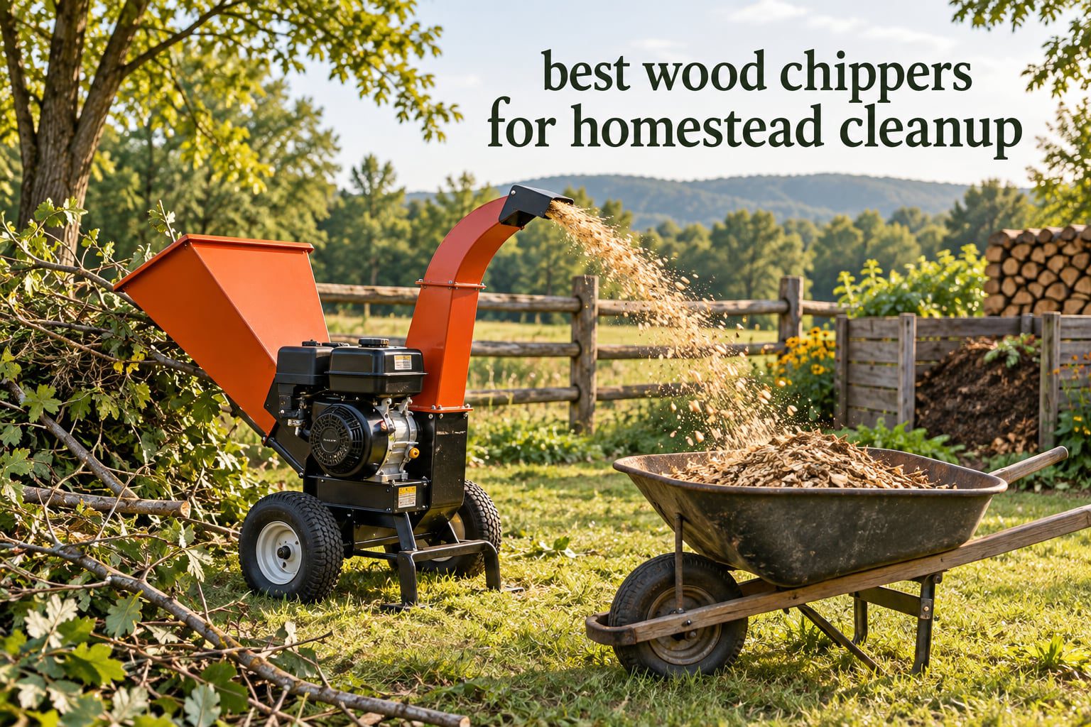 best wood chippers for homestead cleanup