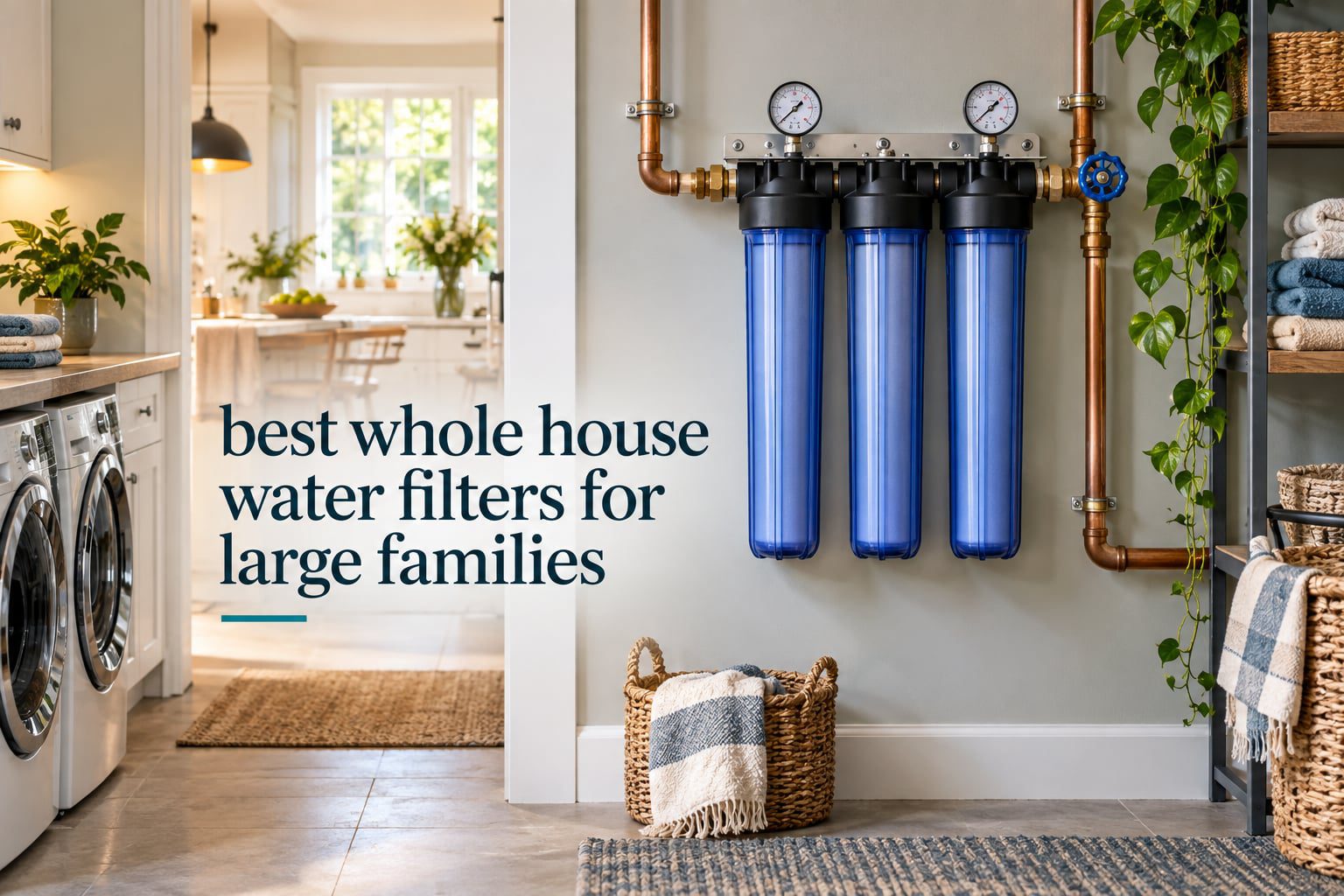 best whole house water filters for large families