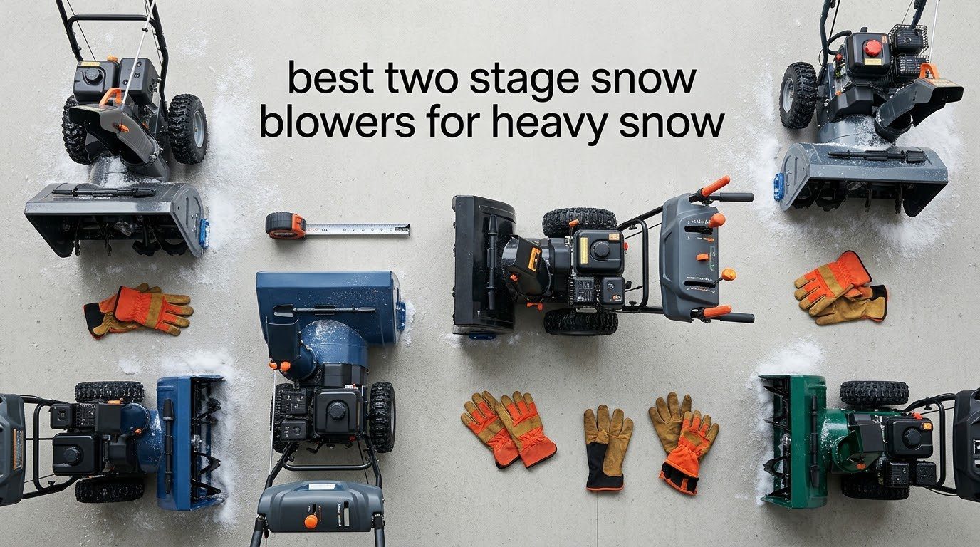 best two stage snow blowers for heavy snow