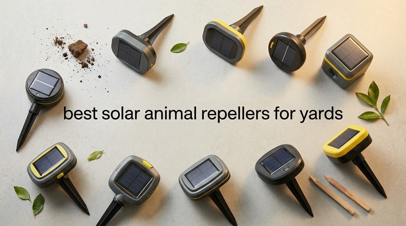 best solar animal repellers for yards