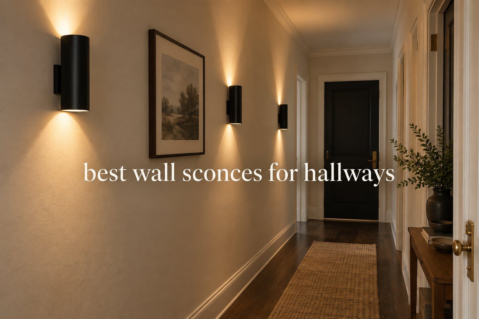 best wall sconces for hallways