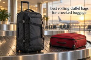 best rolling duffel bags for checked baggage