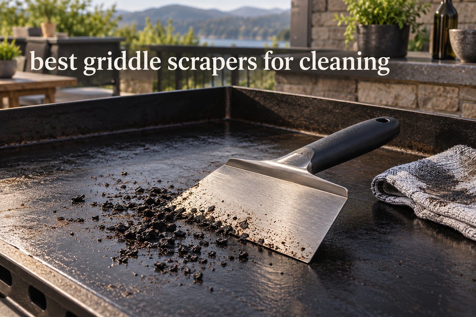 best griddle scrapers for cleaning