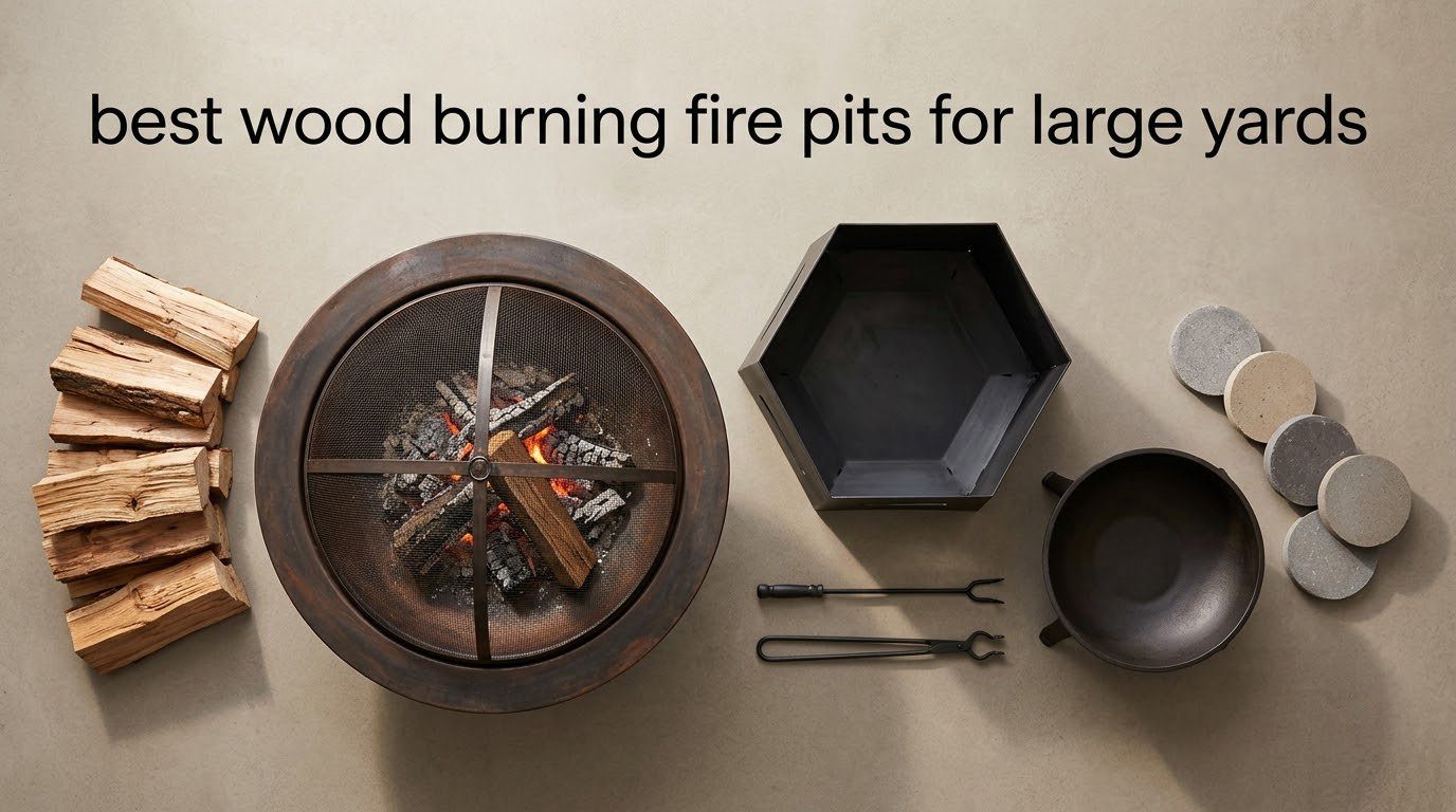 best wood burning fire pits for large yards