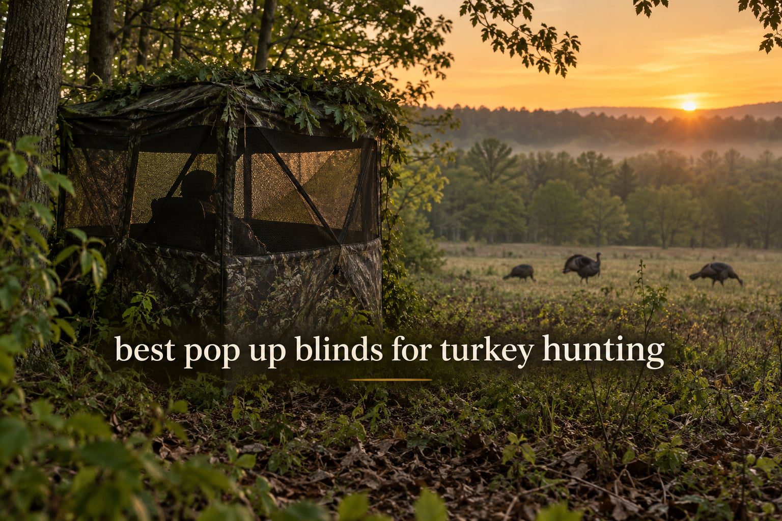 best pop up blinds for turkey hunting