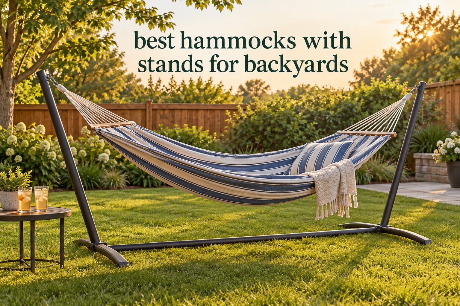best hammocks with stands for backyards