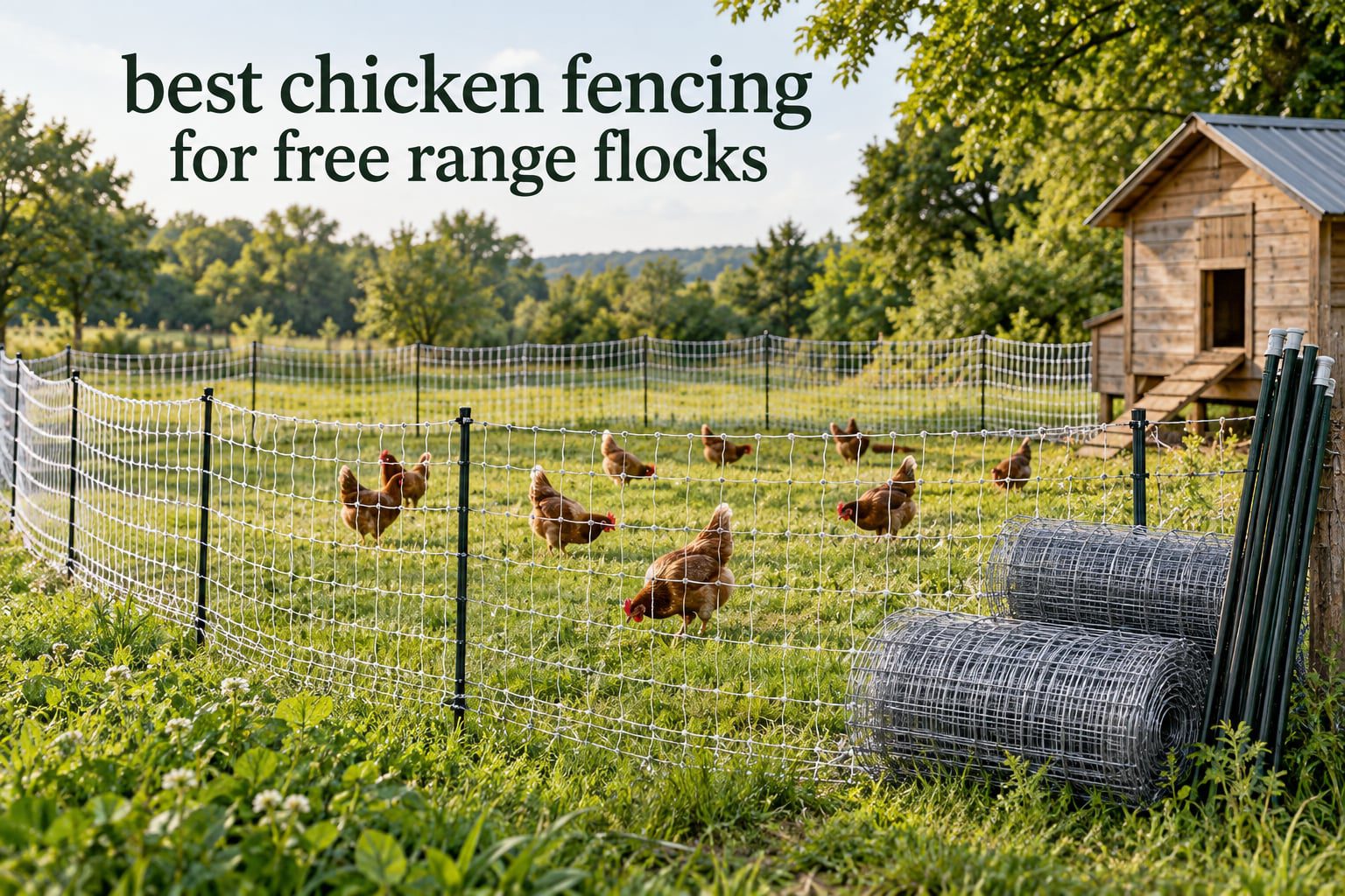 best chicken fencing for free range flocks