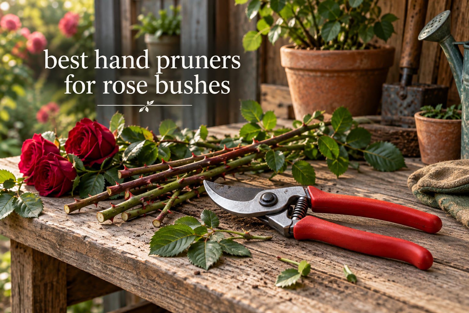 best hand pruners for rose bushes