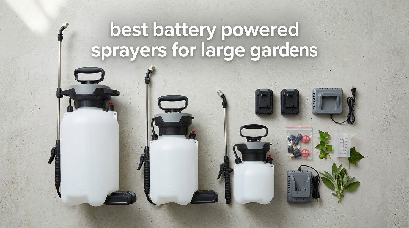 best battery powered sprayers for large gardens