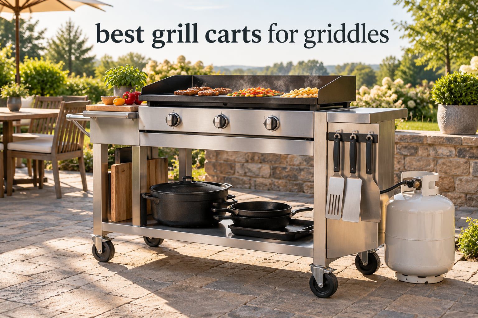best grill carts for griddles