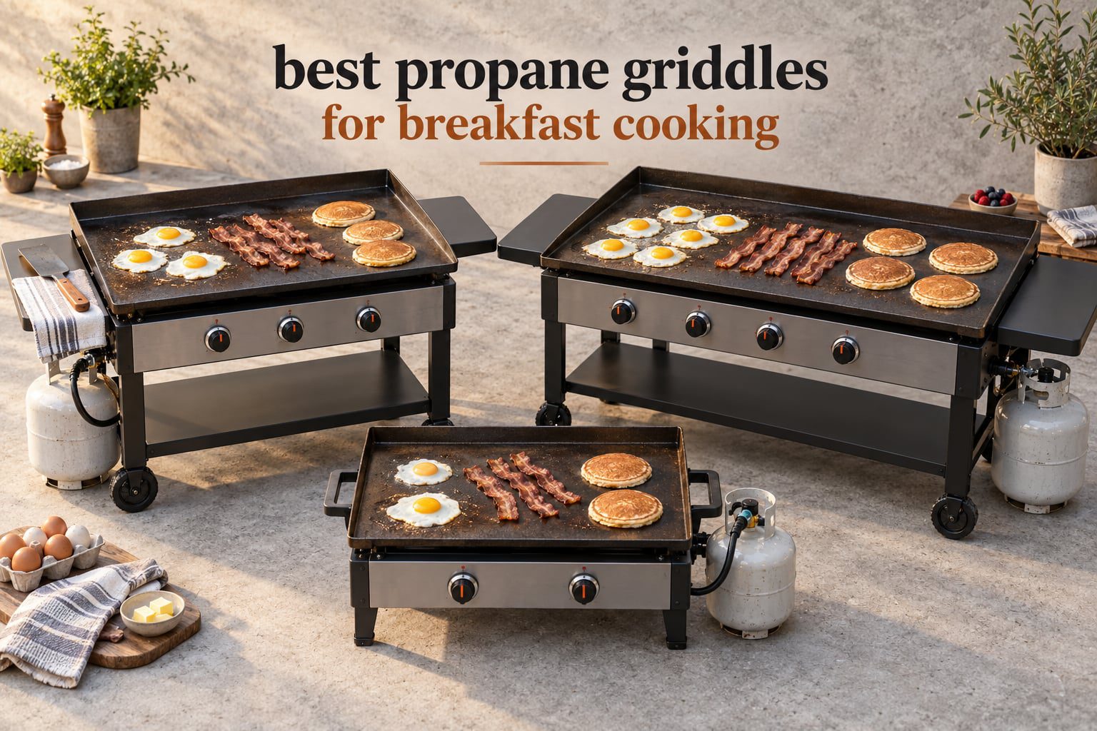 best propane griddles for breakfast cooking