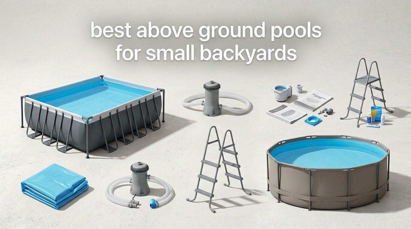 best above ground pools for small backyards