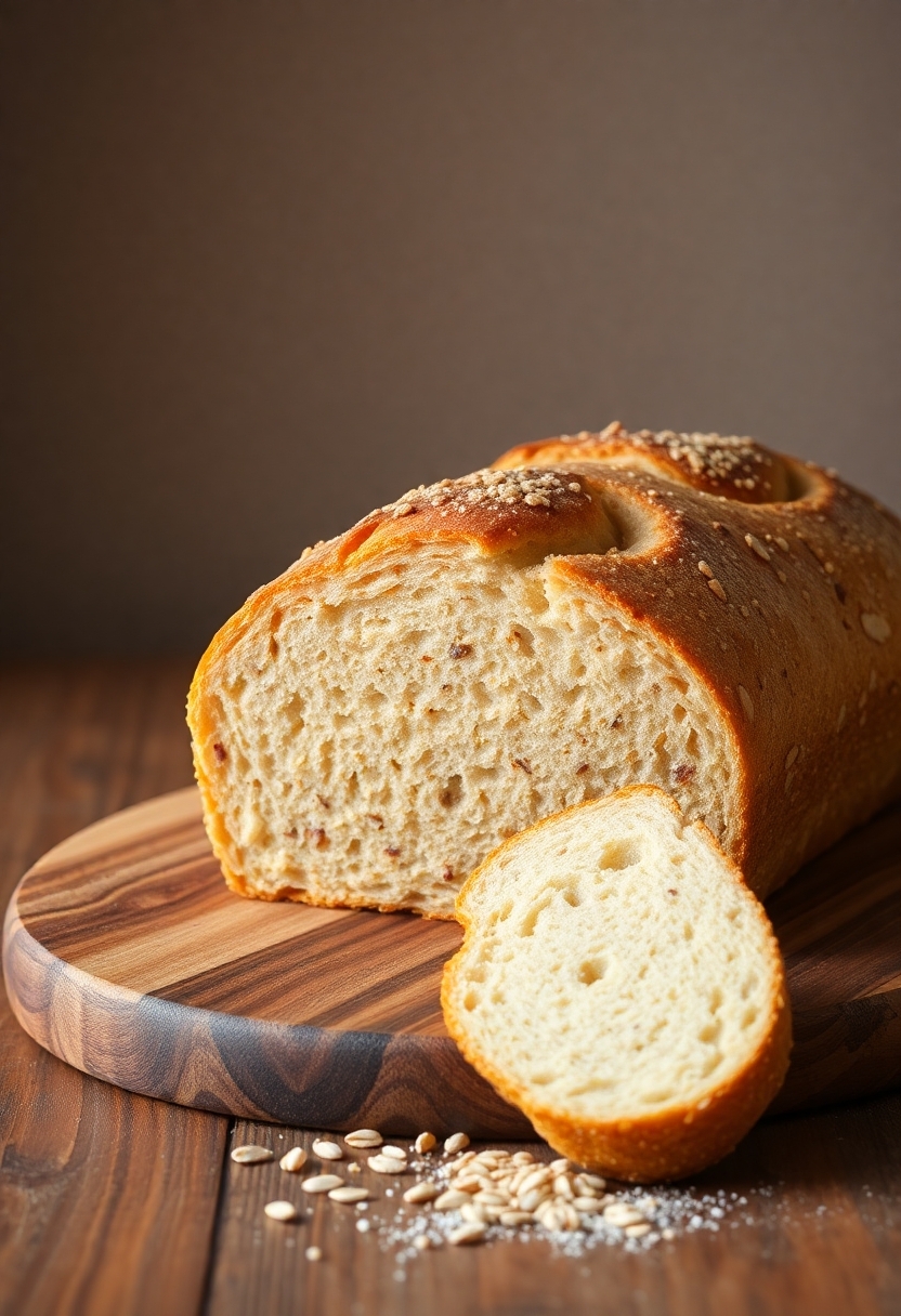 freshly baked french bread