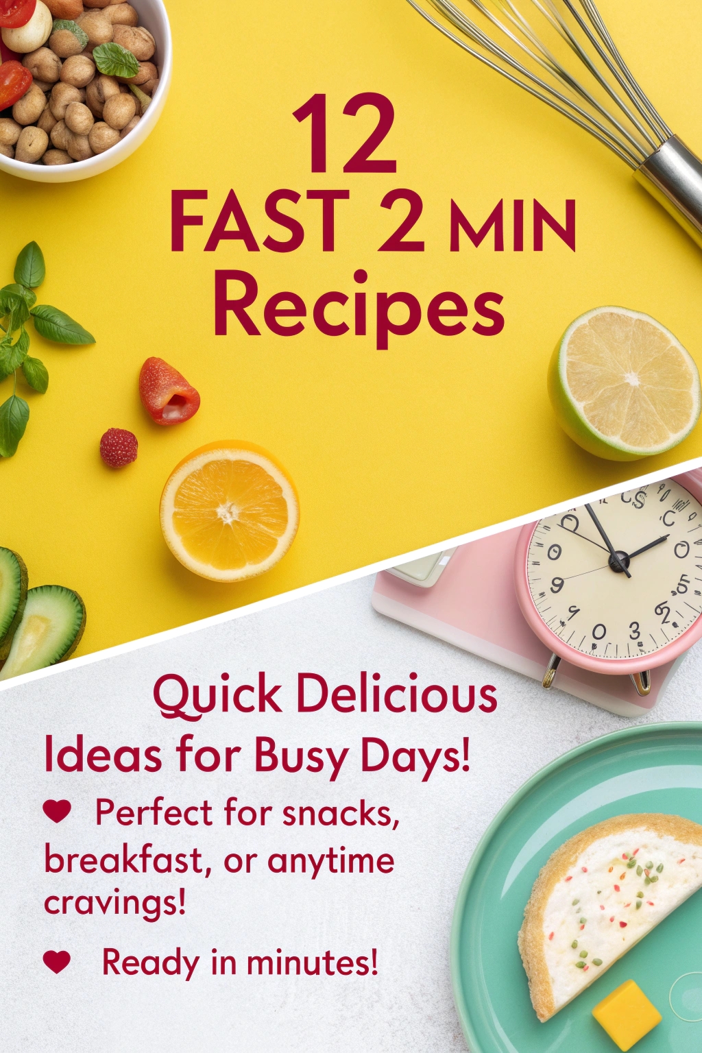 12 Instant 2 Min Recipes