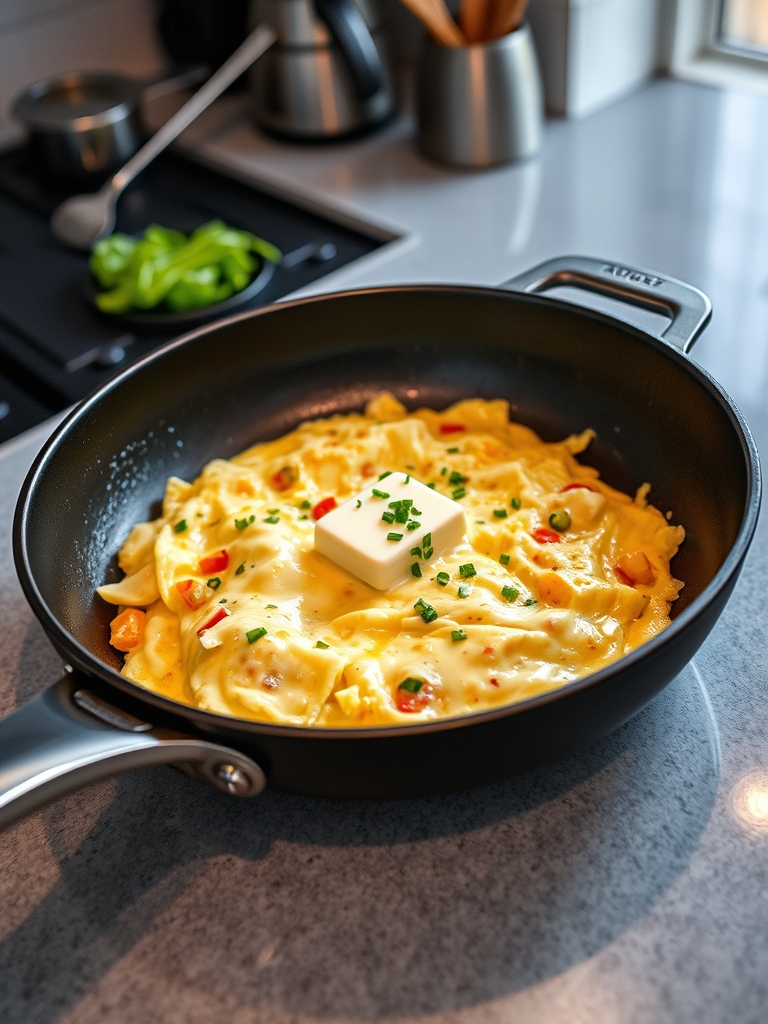quick breakfast scrambled eggs