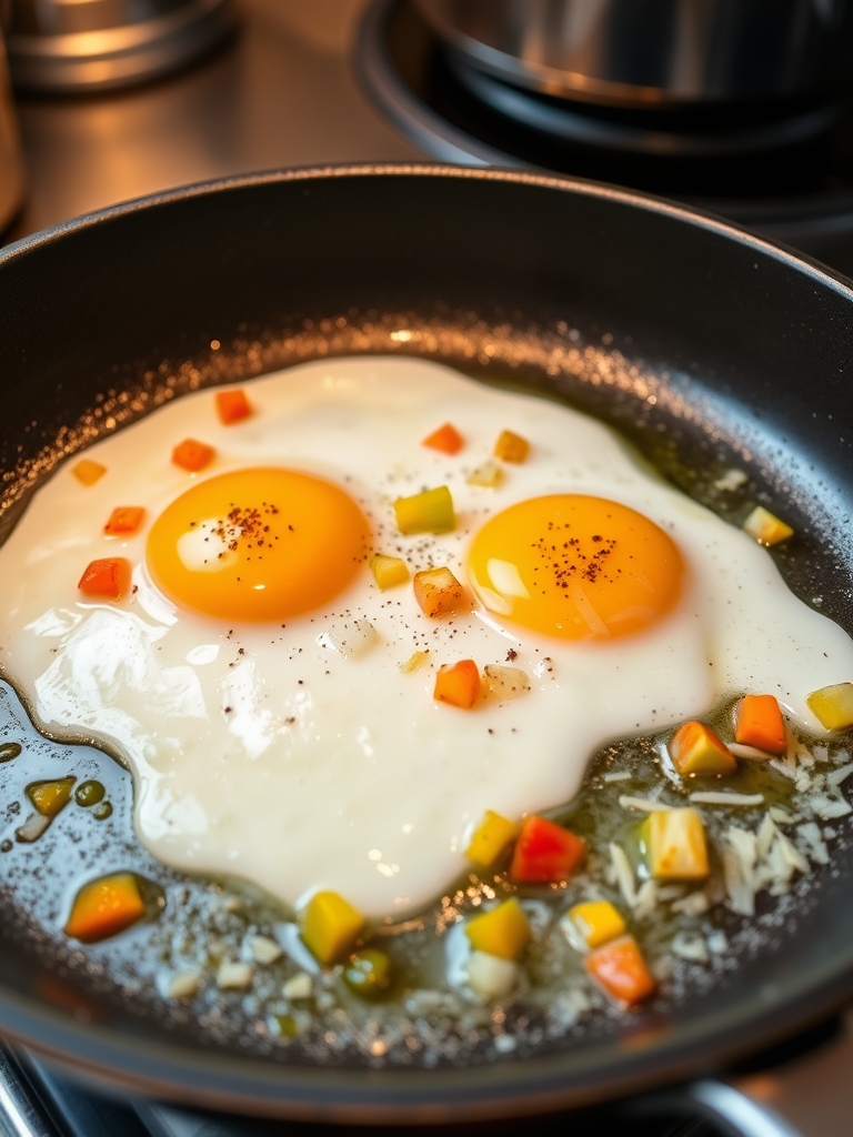 quickly cooked egg dish