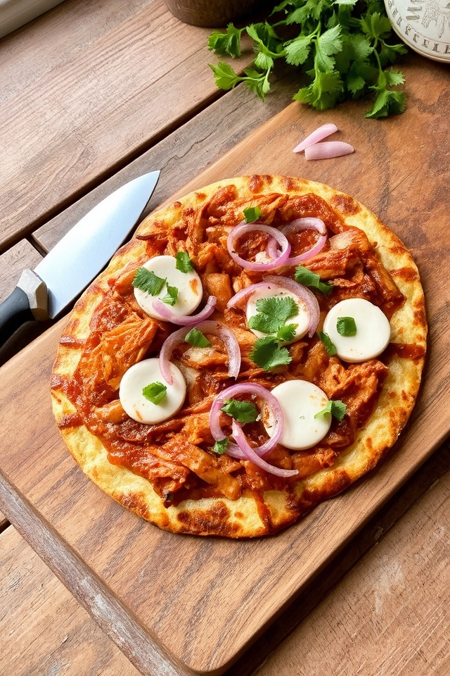 barbecue chicken flatbread recipe