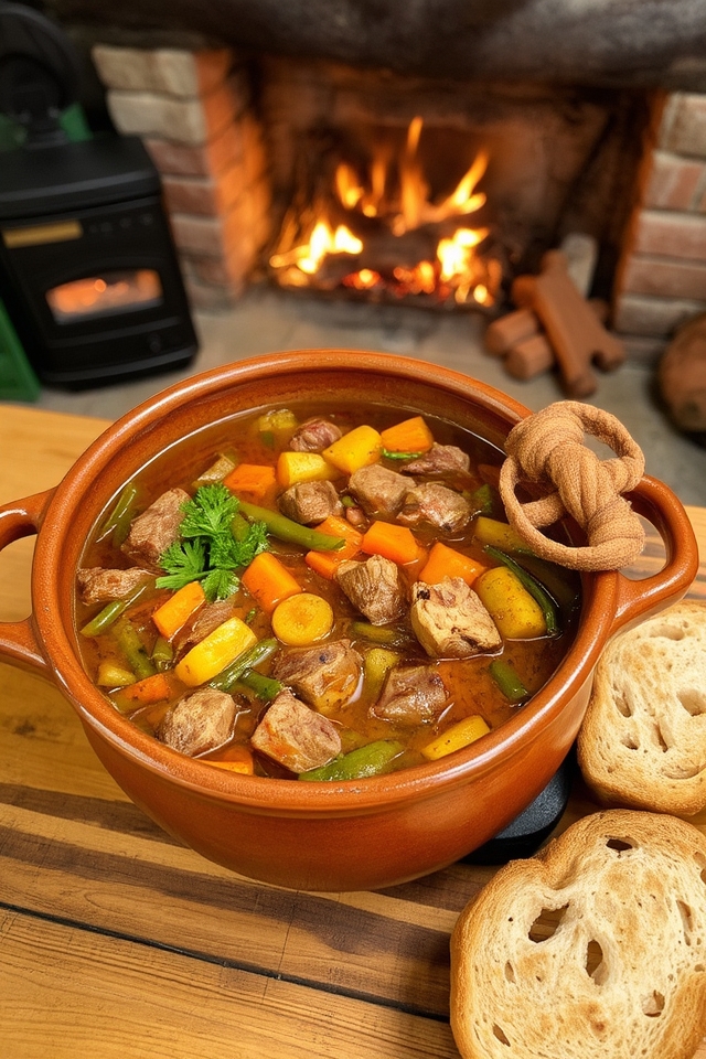 beef and vegetable stew