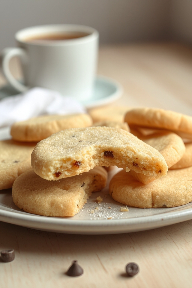 buttery crumbly shortbread cookies
