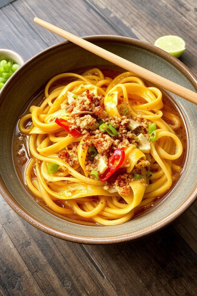 buttery garlic soy noodles