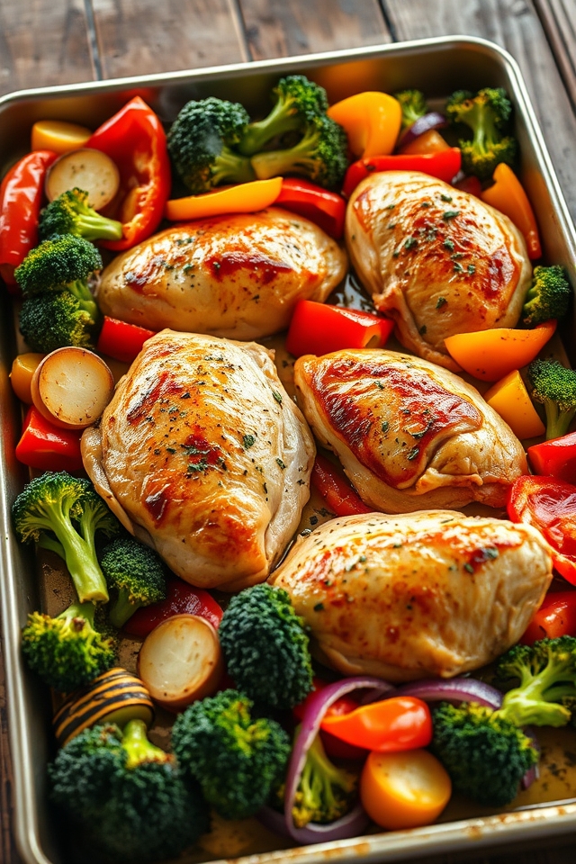chicken and vegetable roast