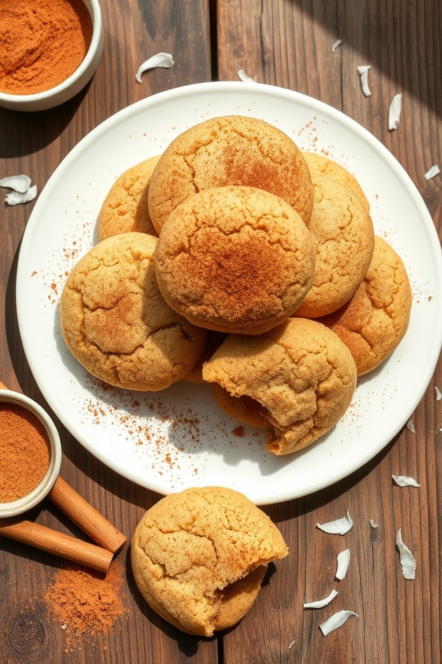 coconut flour sugar free snickerdoodles