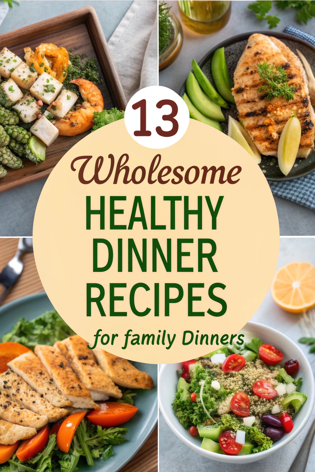 Wholesome Healthy Dinner Recipes