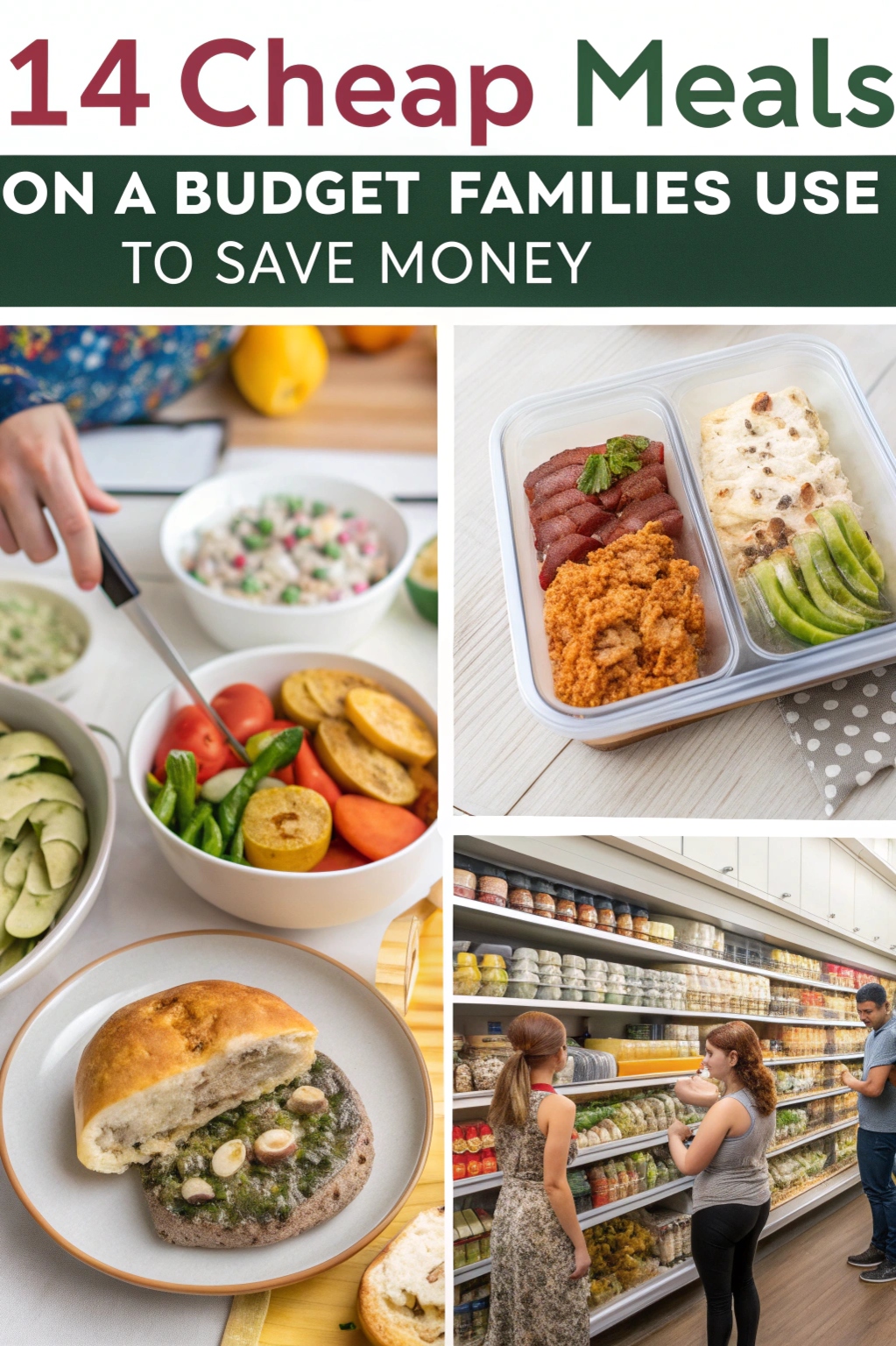 Cheap Meals on a Budget Families Use to Save Money