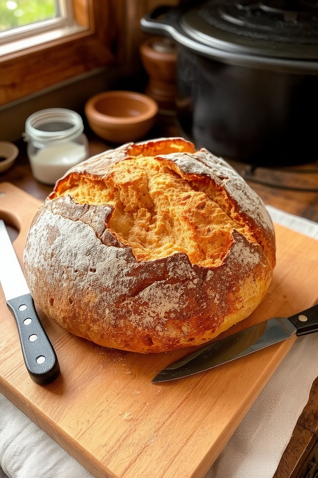 crusty dutch oven bread