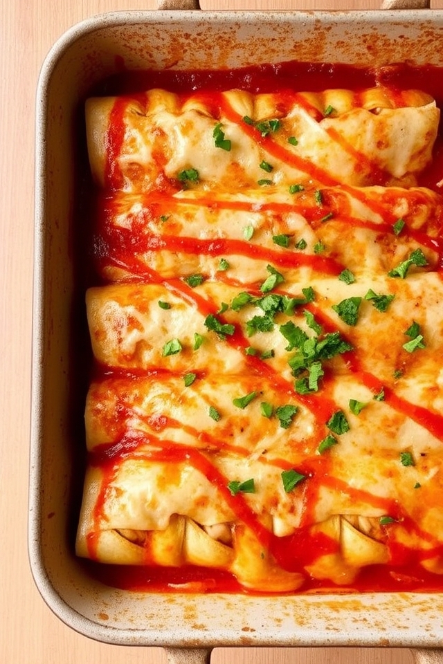 easy chicken enchilada dinner