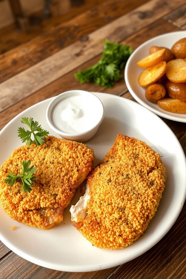 easy crunchy ranch porkchops